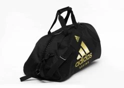 Kampfsportausrüstung -Kampfsportausrüstung adiACC052 2IN1 BAG BLACK GOLD SIDE 01 BOXING 1280x1280