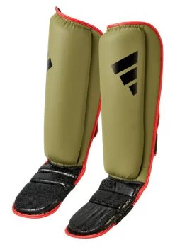 Adidas Combat 50 Schienbein-Spannschutz Green/black, AdiC50SI