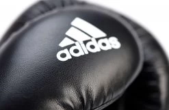 Adidas Boxhandschuhe Speed 50, ADISBG50 Schwarz/weiß -Kampfsportausrüstung adiKSBG50 Boxing Glove black white 12OZ D1089 1 1280x1280