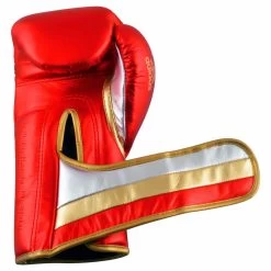 Adidas Adispeed Strap Up Boxing Gloves Red Metallic/gold, ADISBG501PRO -Kampfsportausrüstung adiSBG501 Red Gold Silver 14 1280x1280