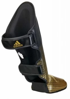 Adidas Pro Kickboxing Schienbein-Spannschutz Black/gold 9 Adidas Pro Kickboxing Schienbein-Spannschutz Black/gold -Kampfsportausrüstung adiSGSI011 black golde Speed Thai Shin n Step 0040 1280x1280