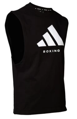 Adidas Graphic Sleeveless Top Boxing Schwarz, AdiCLTT24-B -Kampfsportausrüstung adicltt24b community black 01 1280x1280 1280x1280