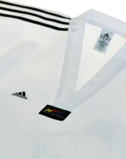 Adidas Taekwondoanzug, Adi Club 3 Stripes, Weißes Revers, ADITCB02 8 Adidas Taekwondoanzug, Adi Club 3 Stripes, Weißes Revers, ADITCB02 -Kampfsportausrüstung adidas taekwondo dobok adiclub 5 1280x1280
