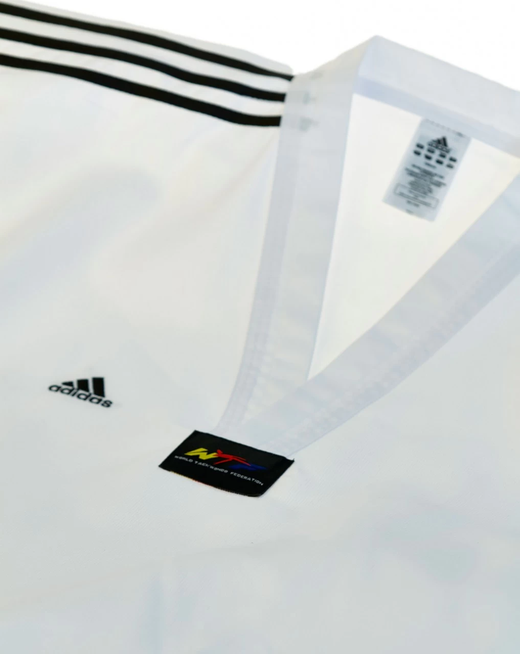 Adidas Taekwondoanzug, Adi Club 3 Stripes, Weißes Revers, ADITCB02 4 Adidas Taekwondoanzug, Adi Club 3 Stripes, Weißes Revers, ADITCB02 - Image 4