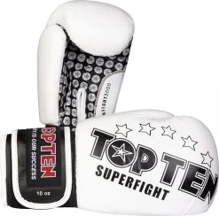Top Ten Boxhandschuhe „Superfight 3000“ -Kampfsportausrüstung top ten gloves superfight 3000 white 20411 1280x1280
