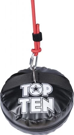 Doppelendball „Remote“ - Braun, Oder Schwarz 150 - 235 Cm, 8 Kg Mit Bodenanker -Kampfsportausrüstung top ten punching ball black red 11251 e detail4 1 1 1280x1280