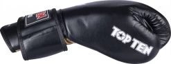 Top Ten Sparringhandschuhe „Ajarn“ -Kampfsportausrüstung top ten thaiboxing gloves ifma ajarn pu black gold 22193 c side2 1 1280x1280
