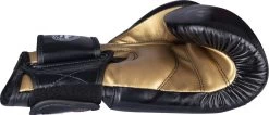 Top Ten Sparringhandschuhe „Ajarn“ -Kampfsportausrüstung top ten thaiboxing gloves ifma ajarn pu black gold 22193 d side3 1 1280x1280