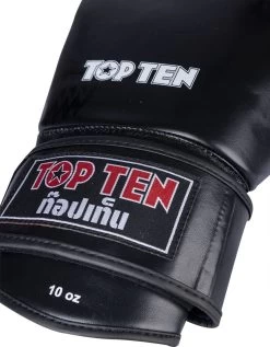 Top Ten Sparringhandschuhe „Ajarn“ -Kampfsportausrüstung top ten thaiboxing gloves ifma ajarn pu black gold 22193 f detail1 1 1280x1280