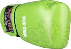 Top Ten Sparringhandschuhe „Ajarn“ -Kampfsportausrüstung top ten thaiboxing gloves ifma ajarn pu black green 22193 b side1 2 1280x1280